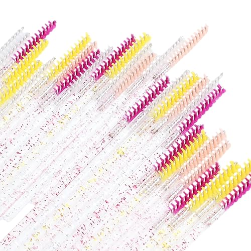 Miniatura 5 de 200 varitas de rímel delgadas, mini brochas, cepillos desechables de cristal para pestañas, varillas de rímel finas, micro cepillo, suministros de