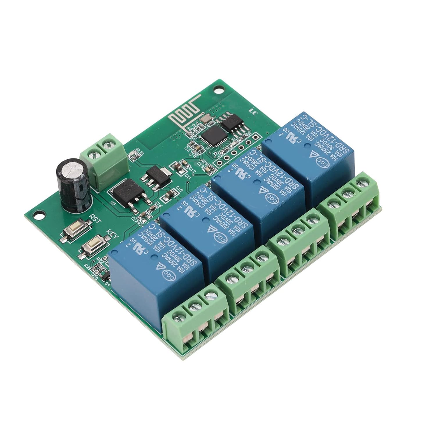 WiFi Relay Module, Control Relay Board Power Off Memory ESP8266 for