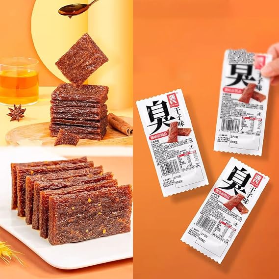 Spicy Snack Box,Every Bite Is Full Of Chewiness,Asian Snacks,About 4Mm Thick,Full,Tied,Firm,Chinese Food,La Tiao10 Packaging
