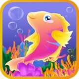 Simply tap to swim up, release to swim down.