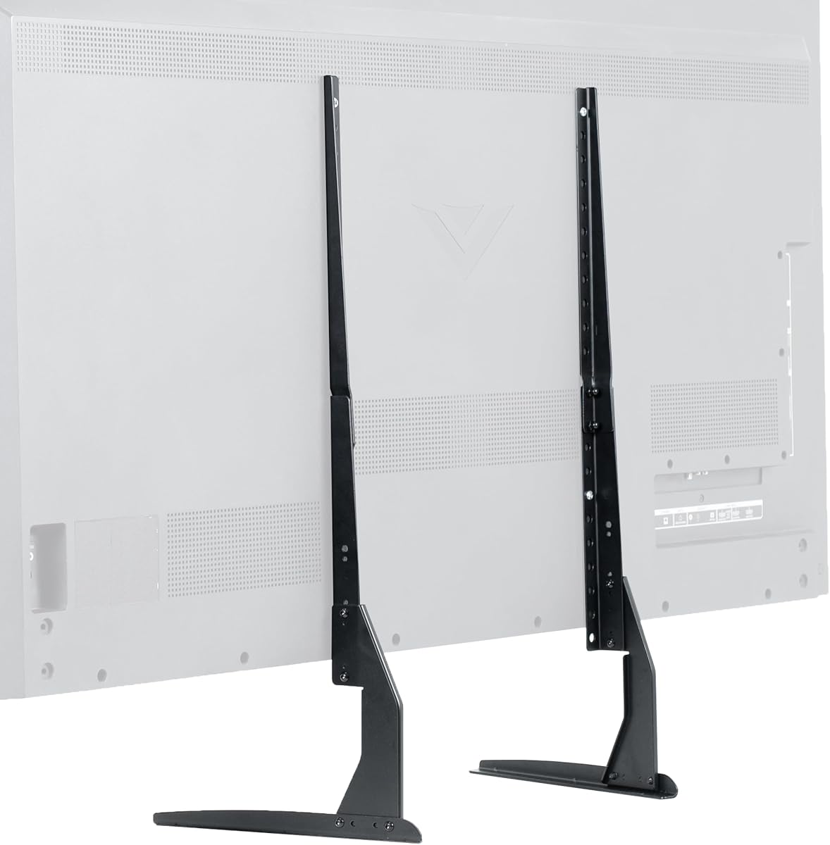 Universal Tabletop TV Base Stand for 22 to 65 inch LCD Flat Screens, Pedestal Replacement Legs VESA Mount with Hardware Included, STAND-TV00Y