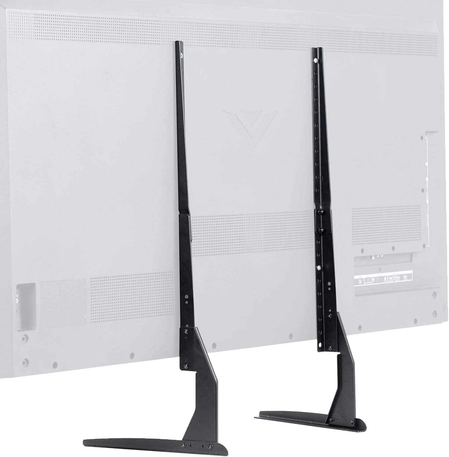 VIVO Universal Tabletop TV Base Stand for 22 to 65 inch LCD Flat Screens, Pedestal Replacement Legs VESA Mount with Hardware Included, STAND-TV00Y