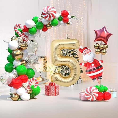 Miniatura 5 de Globo dorado claro número 7