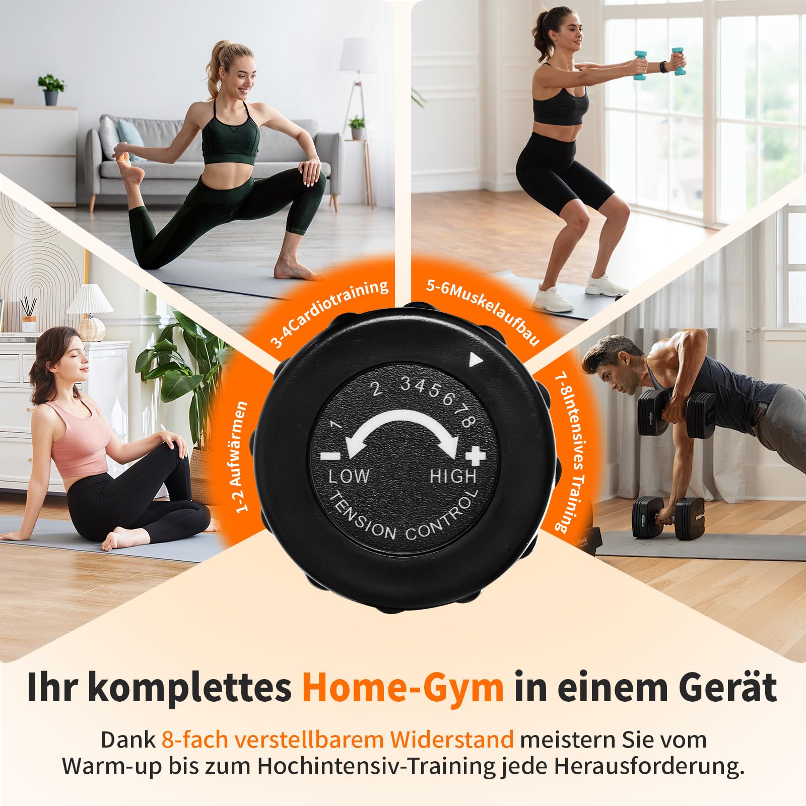 ISE Liegeergometer für Zuhause mit 8 verstellbaren Widerstandsstufen, Ergometer Heimtrainer mit Magnetbremse, Heimtrainer Fahrrad mit Pulssensoren und LCD-Display,Indoor Bike mit Rückenlehne SY-6802