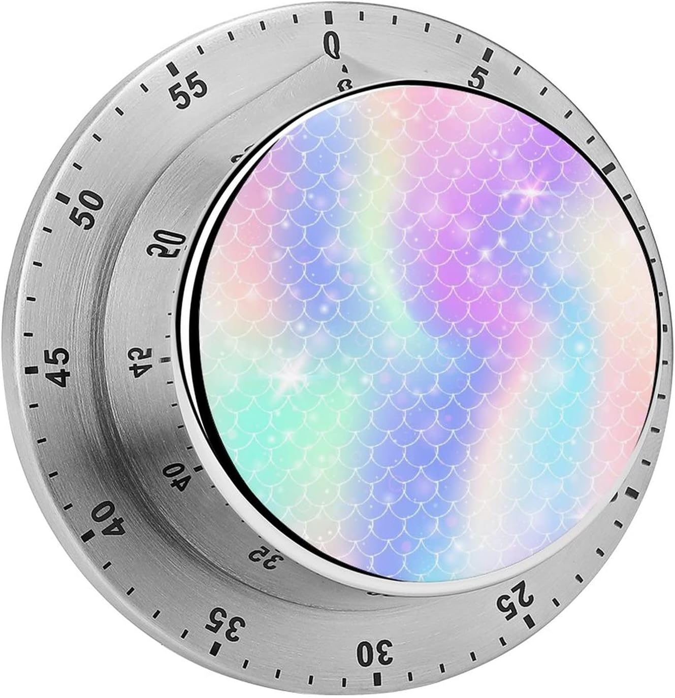 Amazon.com: Kitchen Timer Mermaid Rainbow Scales Countdown Timer ...