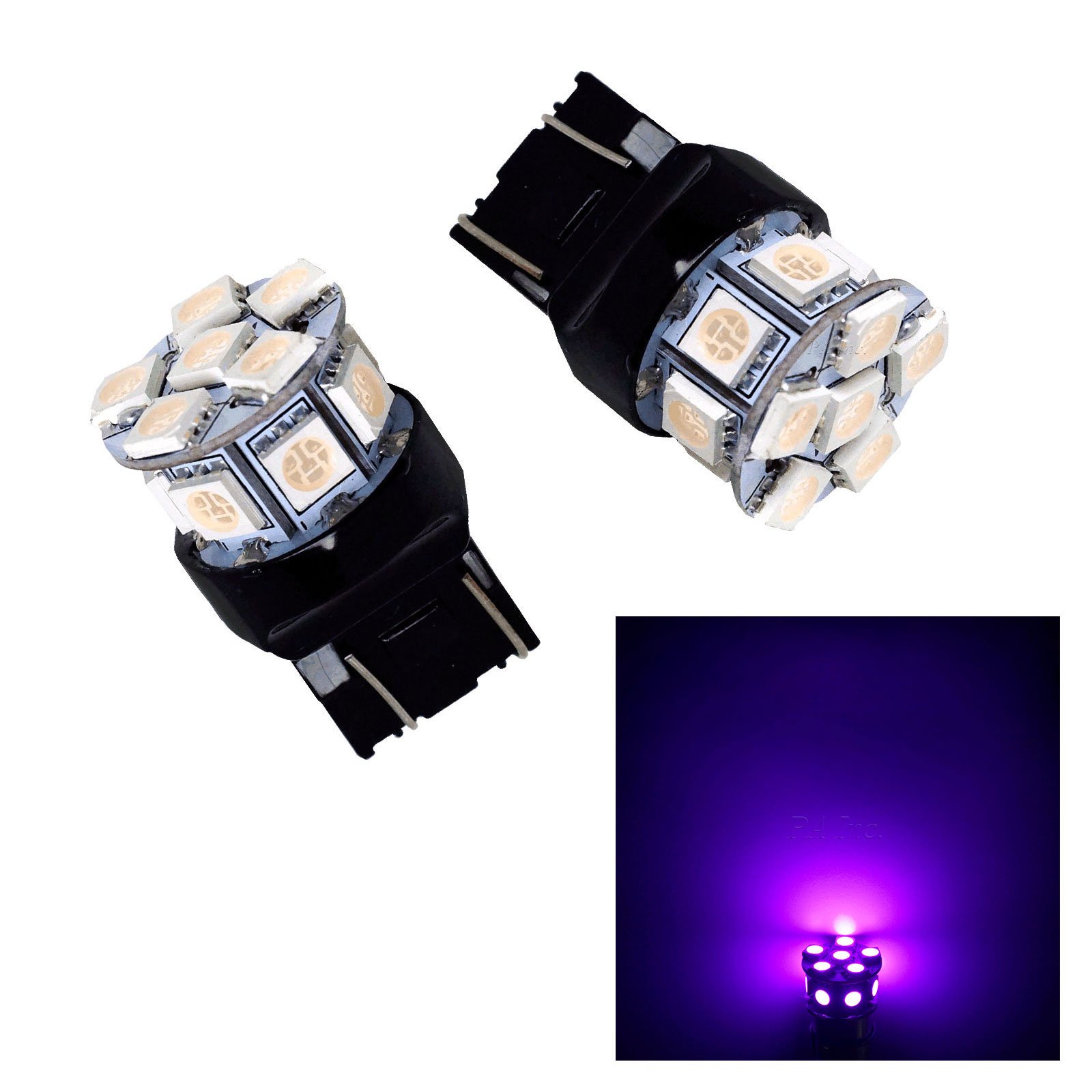 PA 2PCS 20-smd 5050 auto scooter anteriore/posteriore di direzione T20 7440 7443 12 V-green