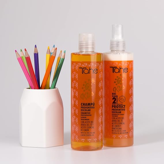 Tahe Bio-Fluid Kids Conditioner with Tea Tree Oil Lice Prevention/Childrens Preventive School Conditioner, 300 ml