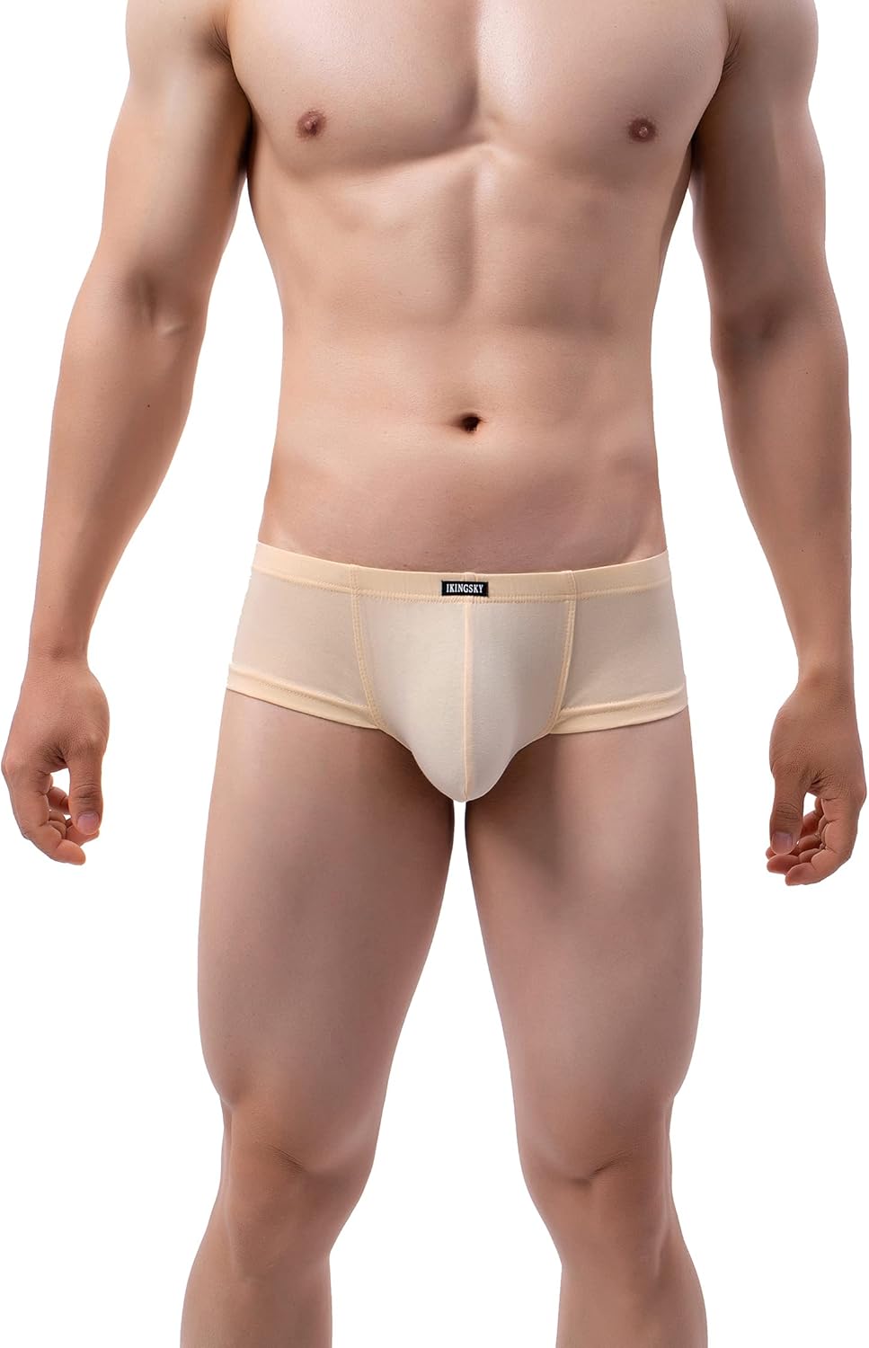 iKingsky Men's Cotton Cheeky Boxer Briefs Sexy Brazilian Back Mens Underwear Stretch Mini Cheek Thong Under Panties - Image 6