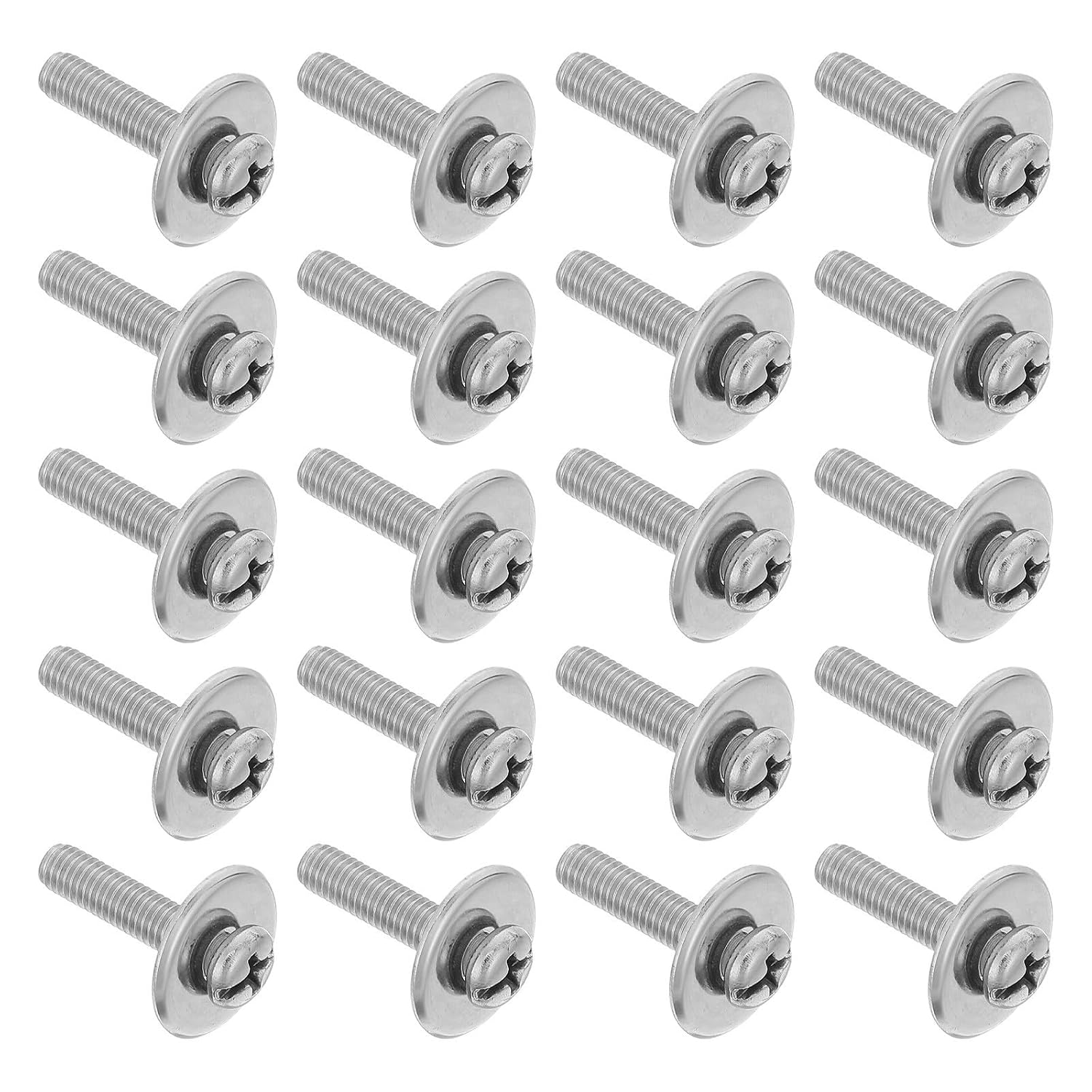 Cookware Lid Fastener Kit M5x22mm Stainless Steel Screws 20 Set