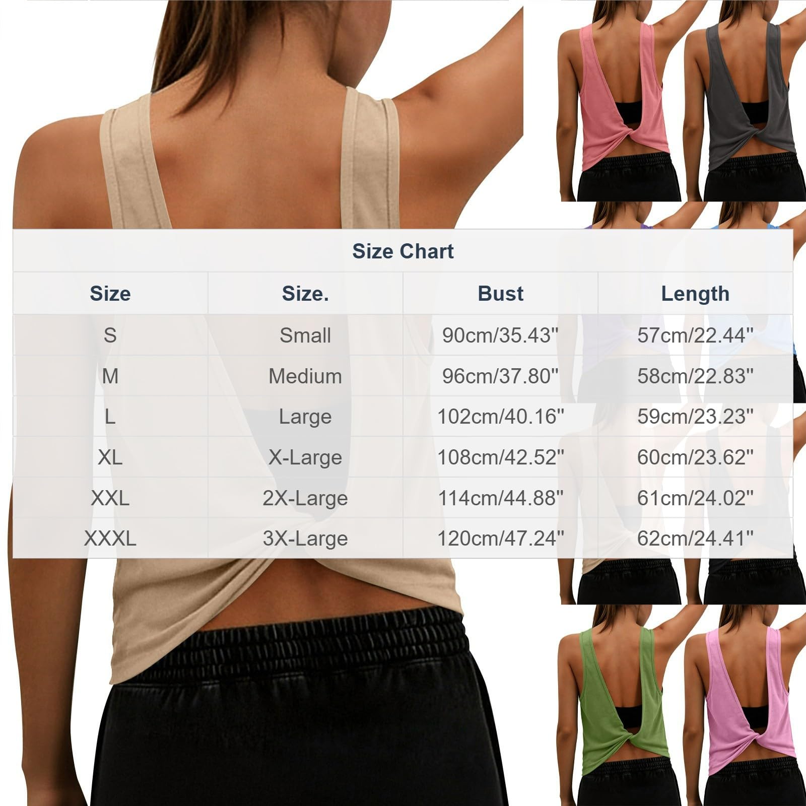 Tank-Tops für Damen, ärmellos, Fitnessstudio, offener Rücken, Laufweste, Workout-Shirts, Rundhalsausschnitt, Sport-Tank-Top, Basic-Camisoles, lässiger Sommer, sexy Ausgehen, Yoga-Shirt