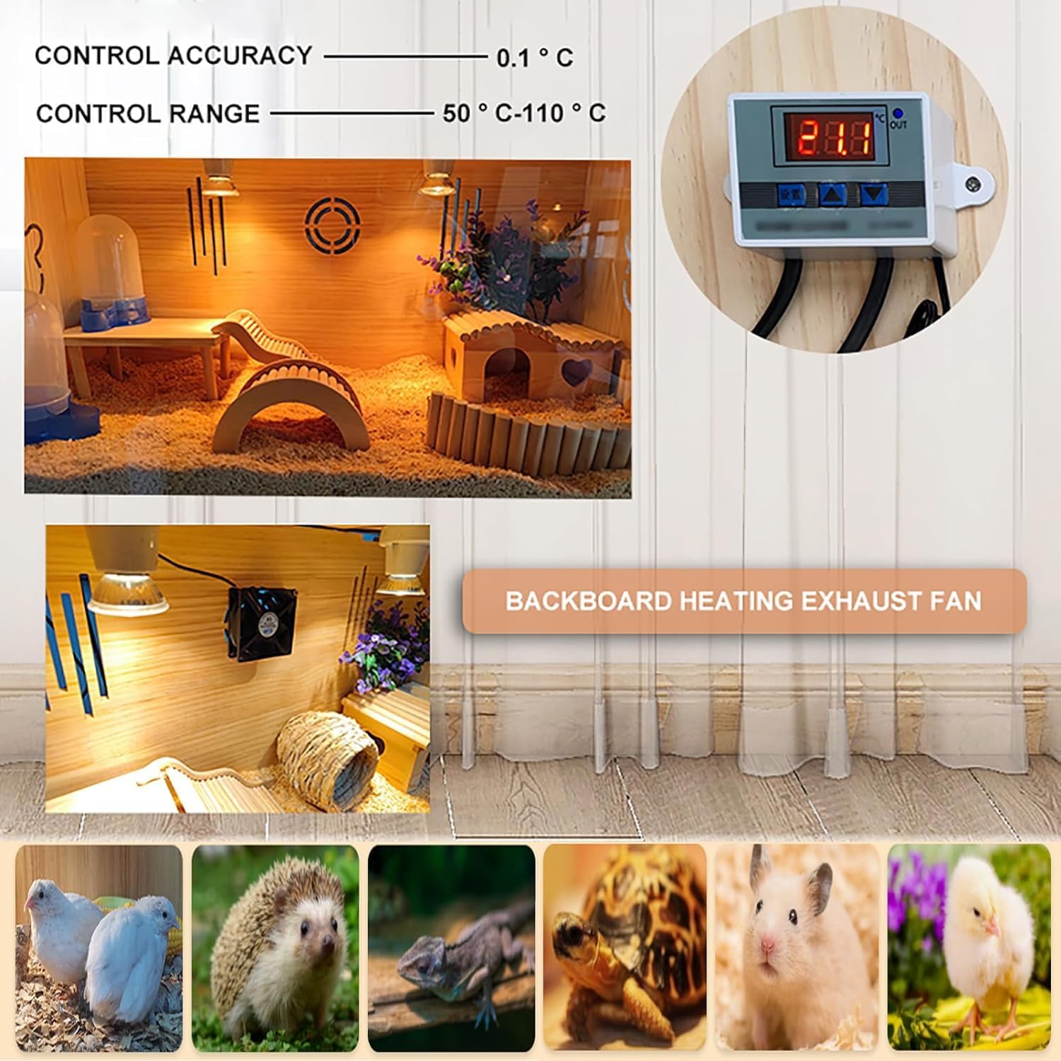 Gabbia Per Criceti Habitat Con Parco Giochi Superiore Apribile Per Conigli, Porcellini D'india e Animali Domestici Di Grandi Dimensioni (Size:80x40x40cm)