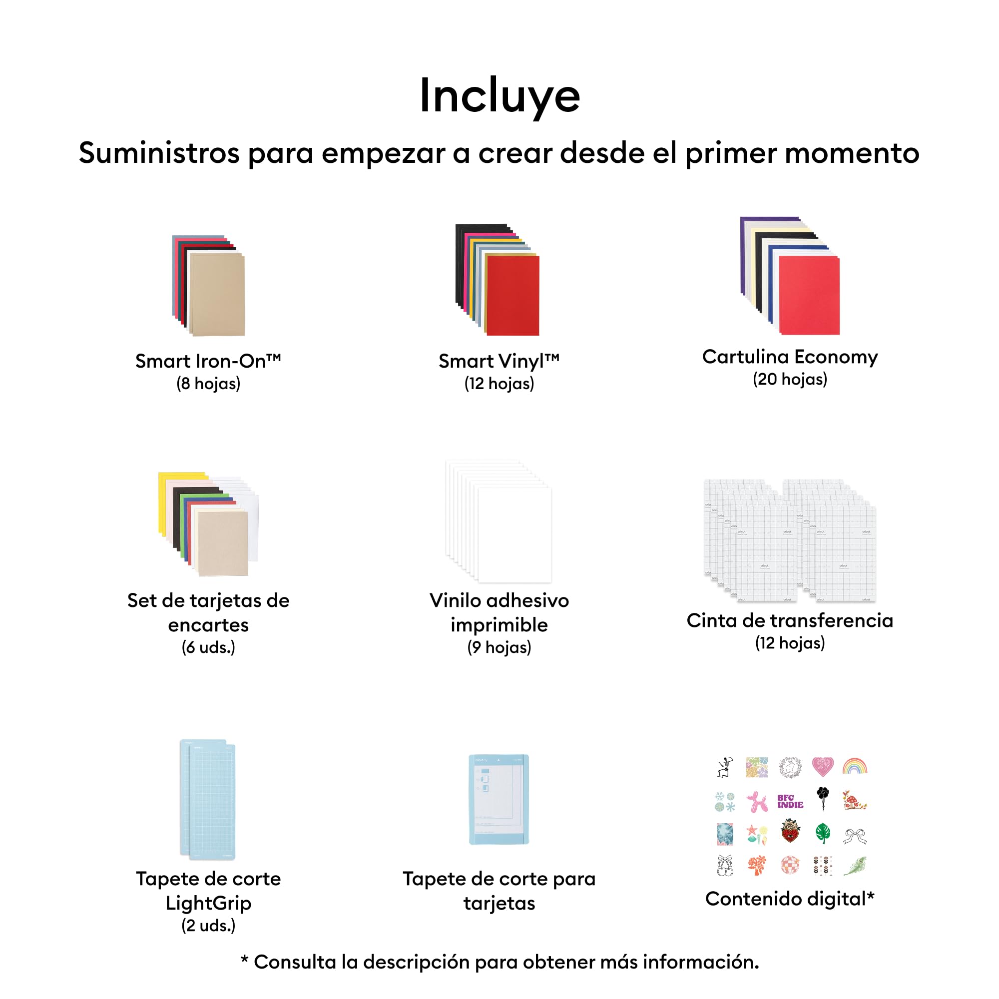 Cricut Joy™ 2 Ultimate Bundle + Contenido digital, Máquina de corte inteligente compacta con prensa térmica para manualidades DIY, tarjetas personalizadas, pegatinas y etiquetas — view 3