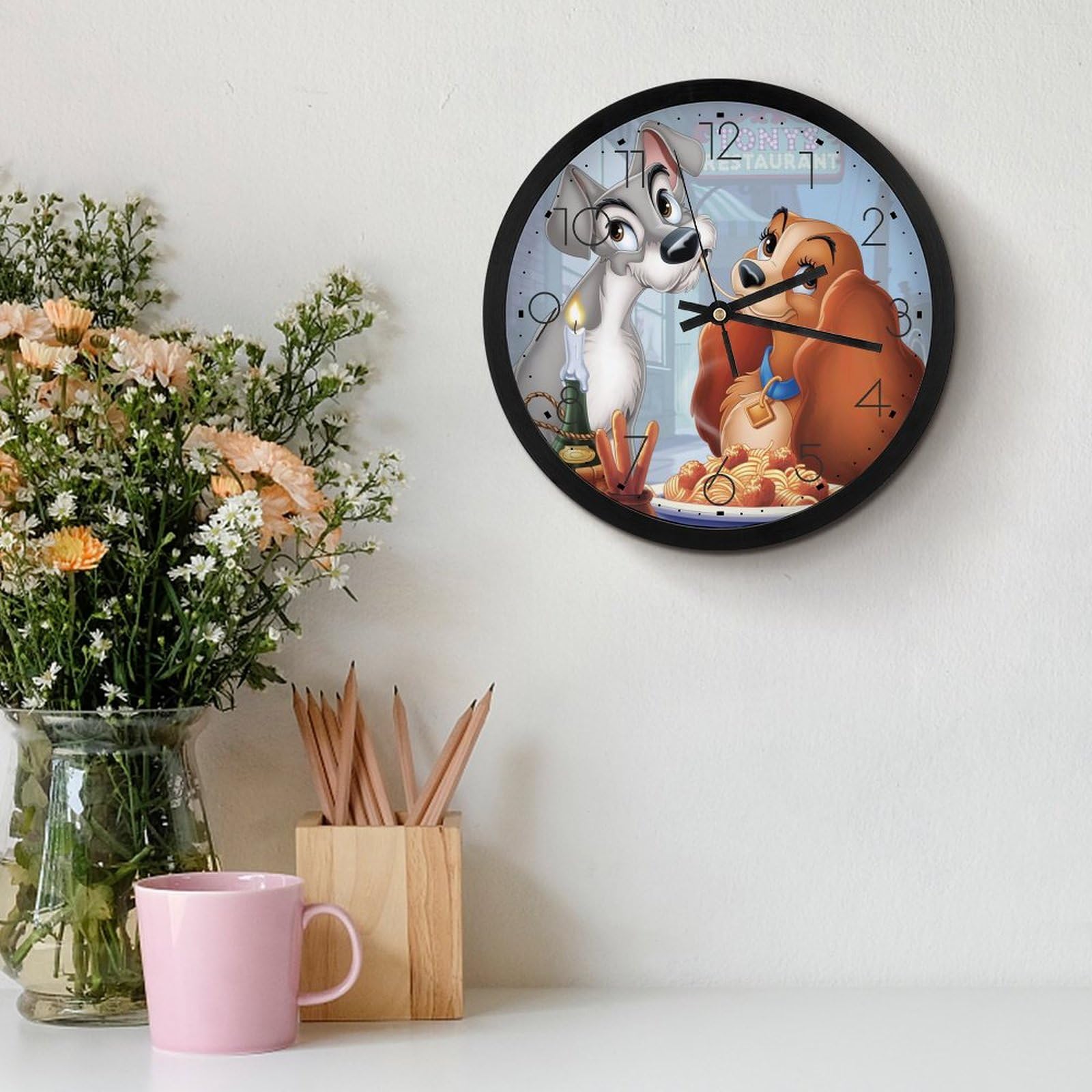 Amazon.co.jp: わんわん物語 (2) アニメ 壁掛け時計 かけ時計 置き時計