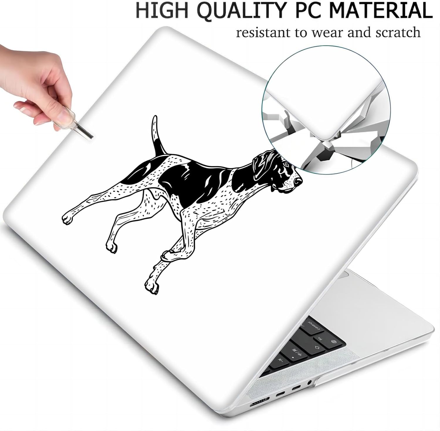Compatible with MacBook Neo 13-inch, Hard Shell Case with Keyboard Cover and Screen Protector (A3404 A18 Pro chip, 2026 Release) - Cocker Spaniel MC22294