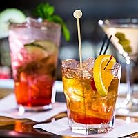 Vista 3 de 100 palitos de caramelo de roca de 6 pulgadas con bola de madera, palitos de madera para tartas, palitos agitadores para caramelos de roca dura