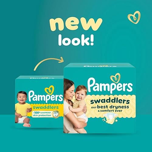 Miniatura 20 de Pampers Swaddlers - Pañales desechables para bebé, talla 6, suministro para 2 meses (2 x 108 unidades) con toallitas sensibles a base de agua, 12