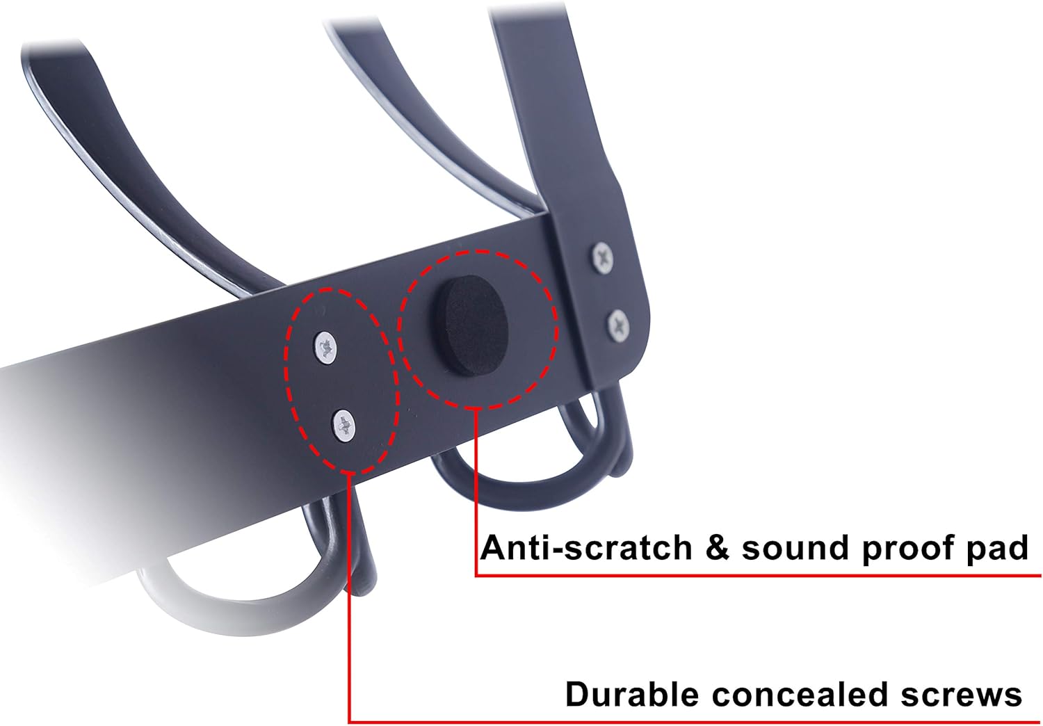 Dseap Over The Door Hook Hanger - Fits 1 3/8" to 1 3/4" Standard Doors | 5 Tri Hooks Heavy Duty Towel/Coat Rack | Door Organizer for Clothes, Jackets, Hats, Towels, Black, Pack of 2