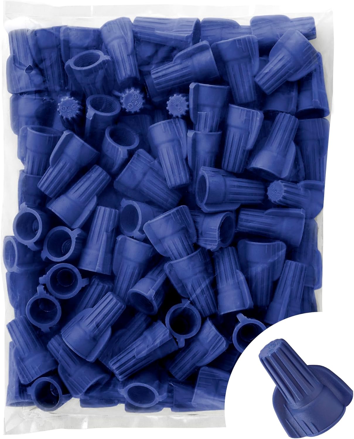 Maxxima Red Electrical Winged Wire Connector Screw Terminal - 500 Pack, Cone Shaped, UL Listed and ROHS Compliant, Ideal for Electrical Project and Home Lighting Needs