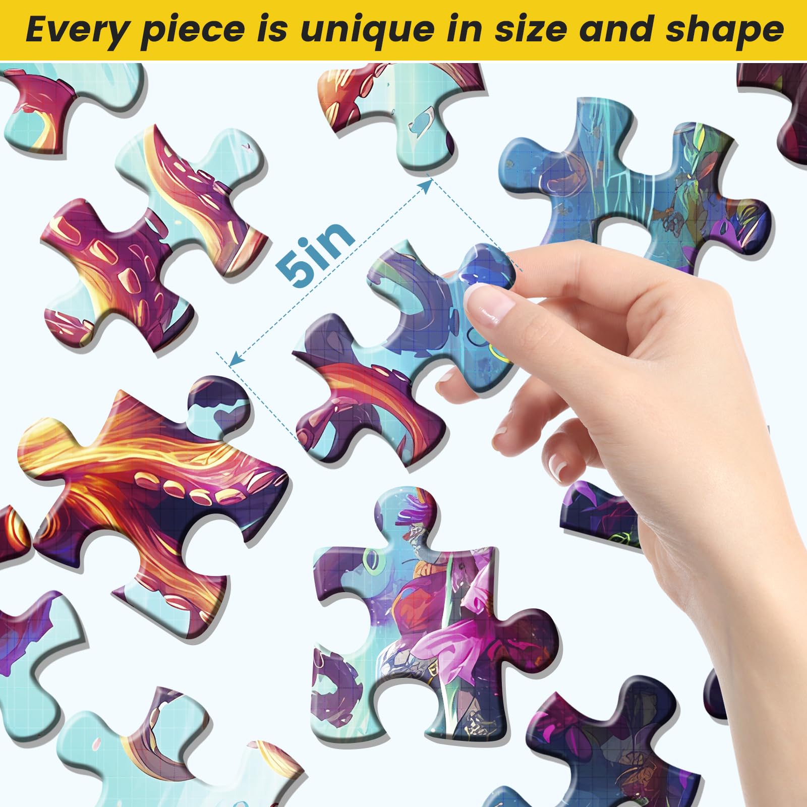 Snapklik.com : 6 Pack 24 Large Piece Puzzle For Seniors Paper Dementia