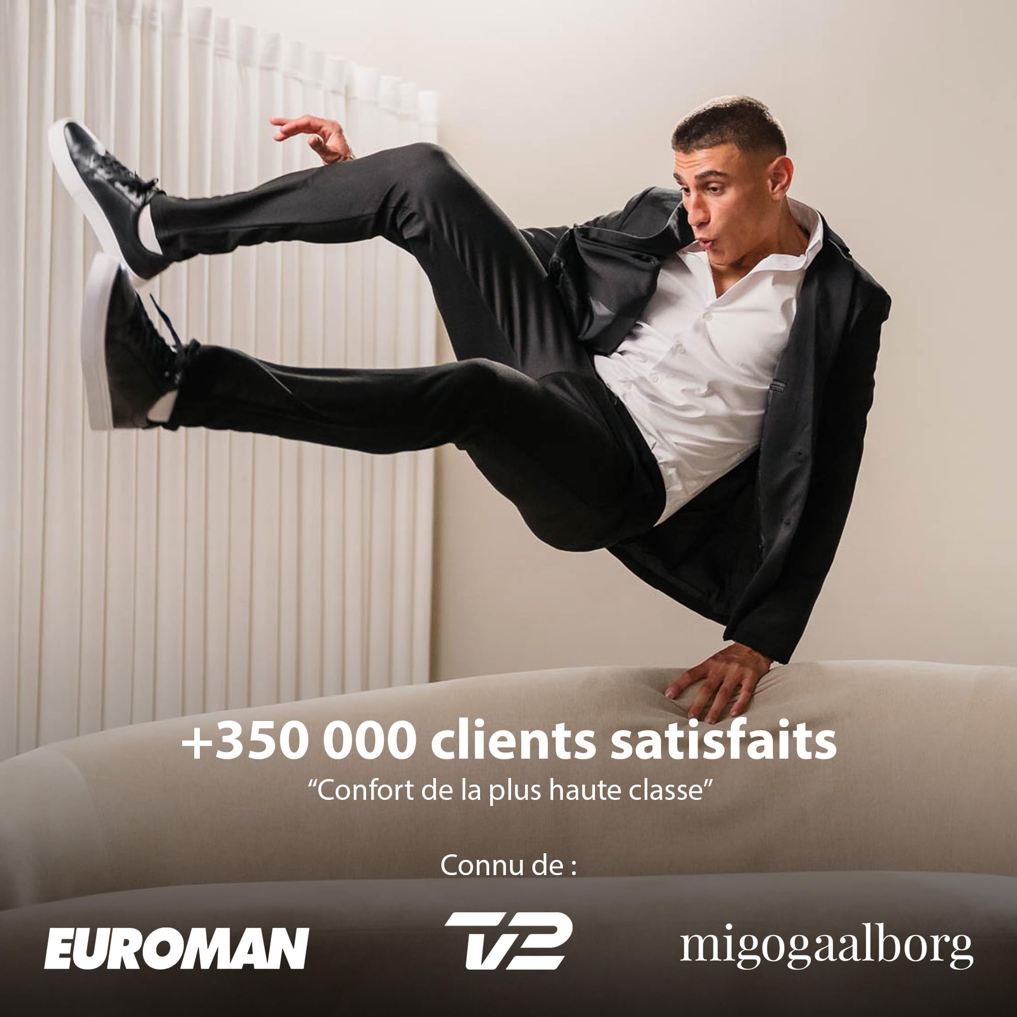 Performance Pants Homme - Pantalon Chino Stretch Slim Fit avec Tissu 360° - Élégant et Confortable pour Travail, Loisirs, Voyage et Golf - Toucher Doux