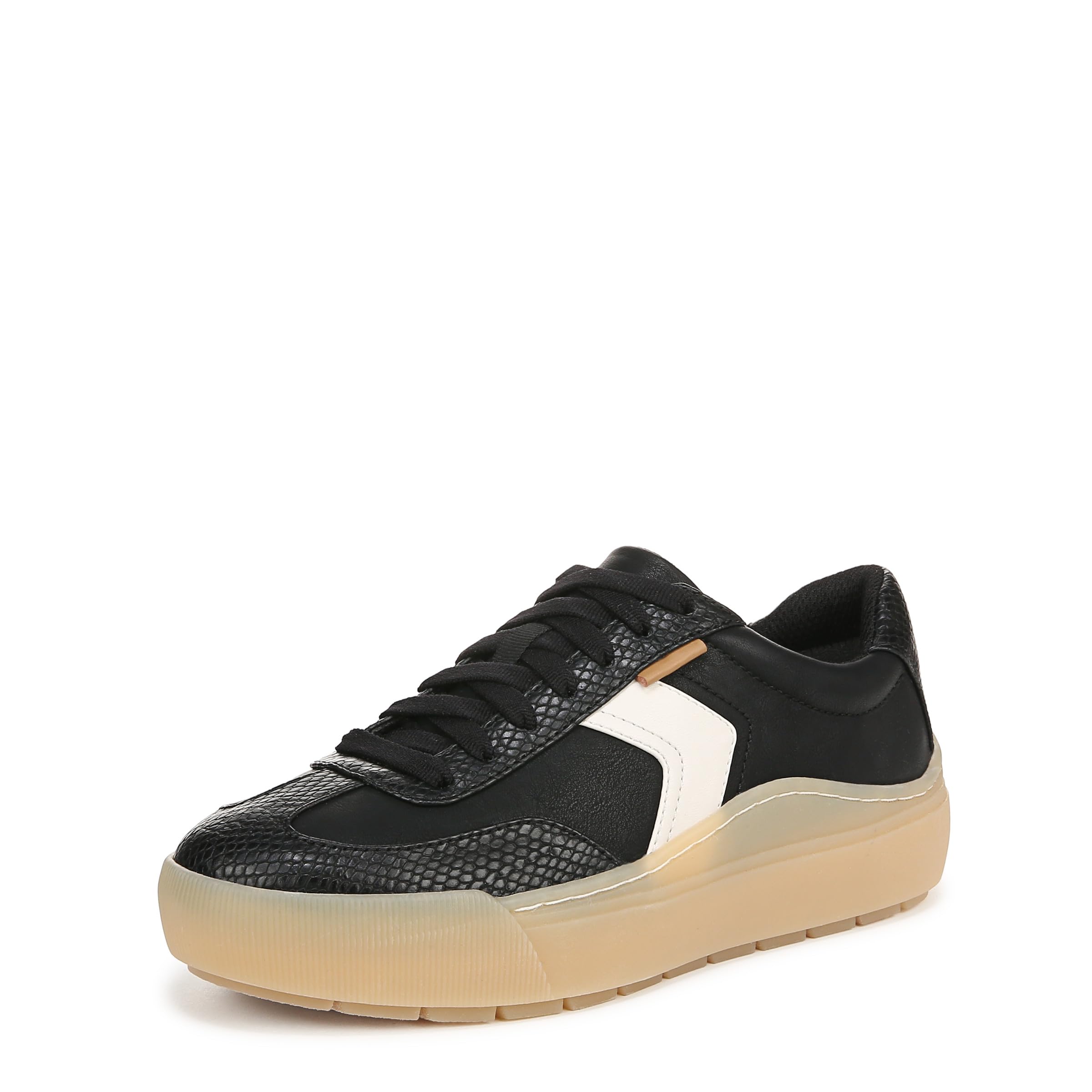Dr. Scholl's Womens Time Off Win Sneaker Black Snake 9.5 M