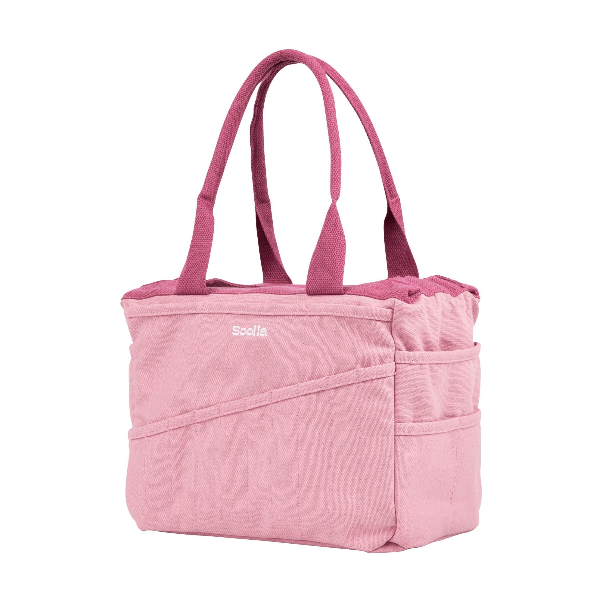 Soolla Studio Art Supply Organizador de almacenamiento y bolsa de herramientas de cerámica: bolsa de manualidades lavable, almacenamiento de hilo de tejer, portador de proyectos de ganchillo, 30