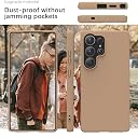 YATWIN Silicone Back Case for Samsung Galaxy S25 Ultra, Soft-Touch Phone Back Cover for Samsung Galaxy S25 Ultra-Milk Tee, Beige gallery image