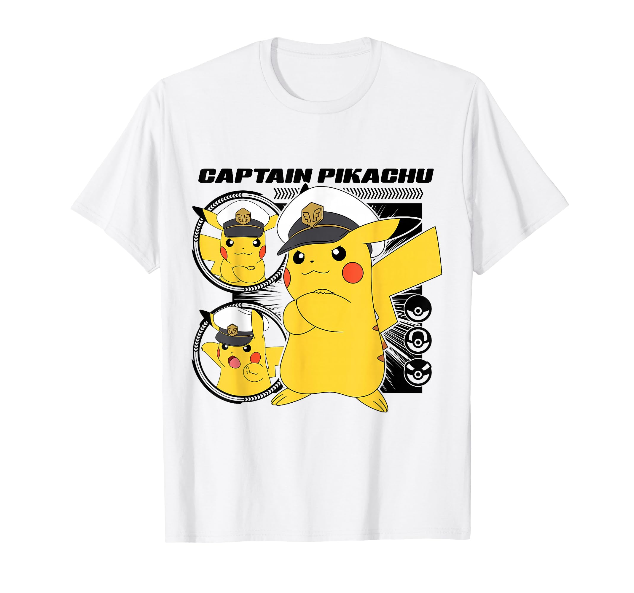 Pokémon - Horizons Captain Pikachu T-Shirt