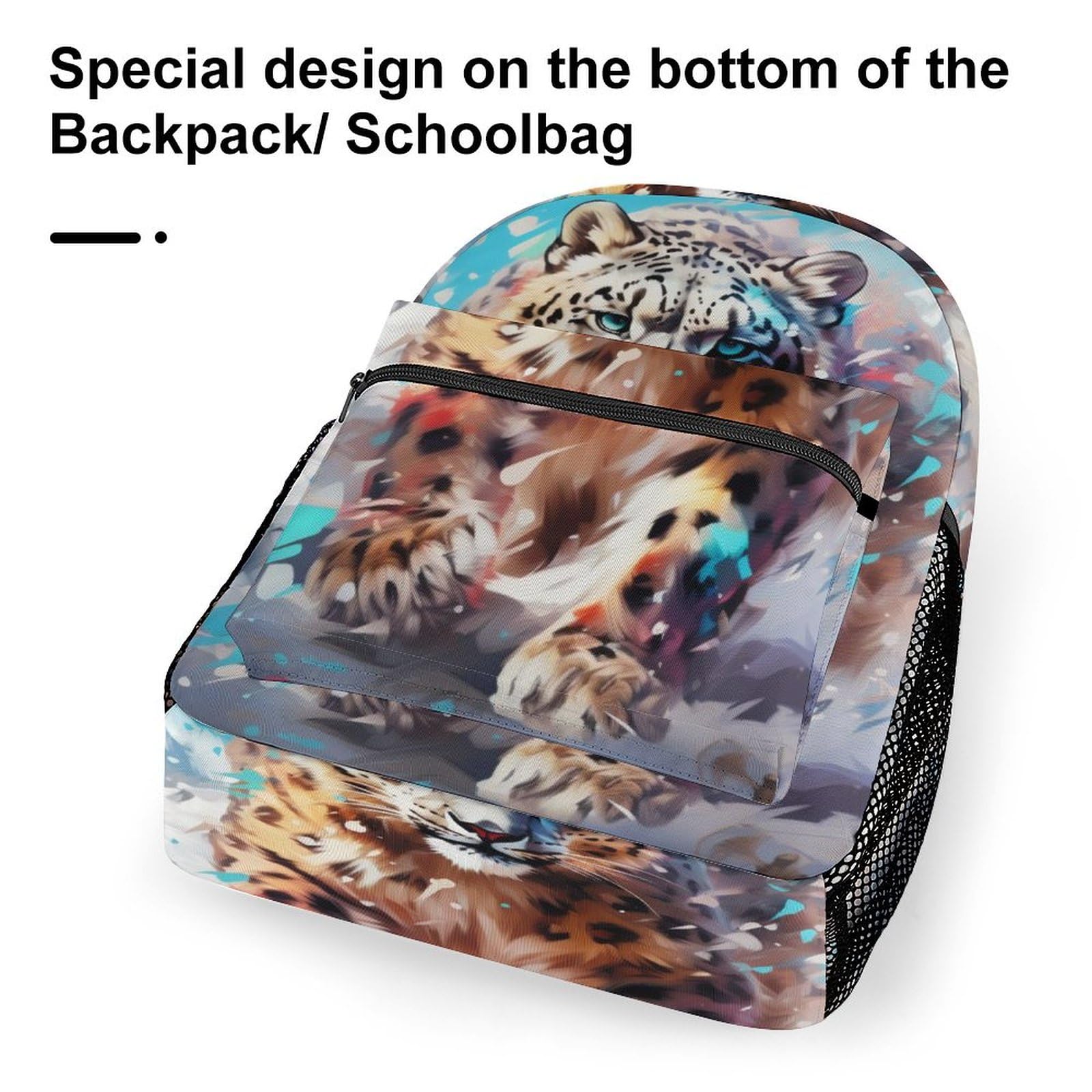 elefante d'arte Zaino Scuola Media Animale Zainetto Da Viaggio Design Ergonomico Borse Da Scuola Per Scuola Materna Zaino
