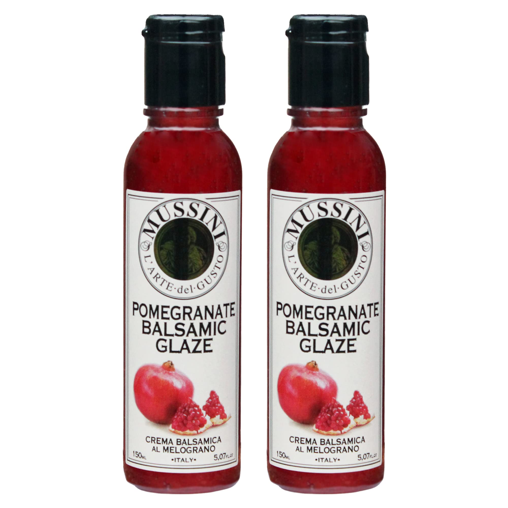 Italian Natural Flavored Pomegranate Balsamic Glaze, 5.1 Ounces, 2 Per Case