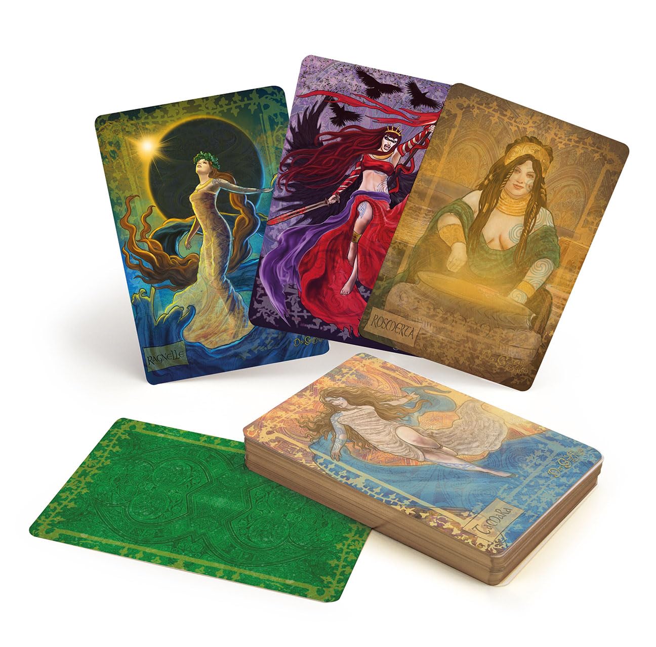 Celtic Goddesses, Witches, and Queens Oracle: (Oracle Kit Box Set with 40 Cards and Guide Book)