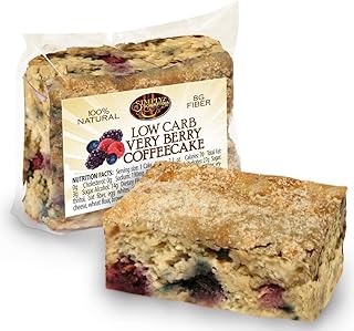 Simply Scrumptous Low Carb Fat Free Very Berry Coffee Cake