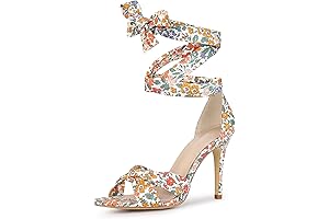 Stunning Floral Print Heels: Grace and Glamour Embodied