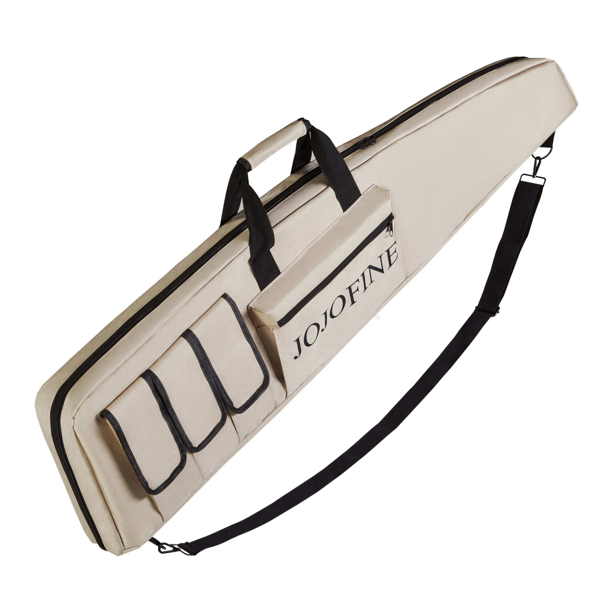 JOJOFINE rifle bag Oxford cloth 1000D customized waterproof material reinforced shoulder strap design shooting 52 inch storage bag
