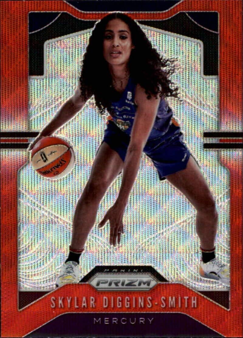 2020 Prizm WNBA Ruby Wave Refractor #33 Skylar Diggins-Smith Phoenix Mercury Official Panini America Women's Basketball Trading Card (Scan Streaks are NOT on the card itself)