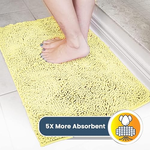 Vista 201 de Muddy Mat® - Tapete de microfibra superabsorbente para mascotas, antideslizante y lavable, de felpilla, secado rápido, para entrada