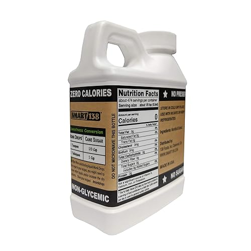 Miniatura 8 de Monk Drops Edulcorante líquido 100 de fruto del monje no glucémico cero calorías cero azúcar sin agua añadida concentrado de fruto del monje 350