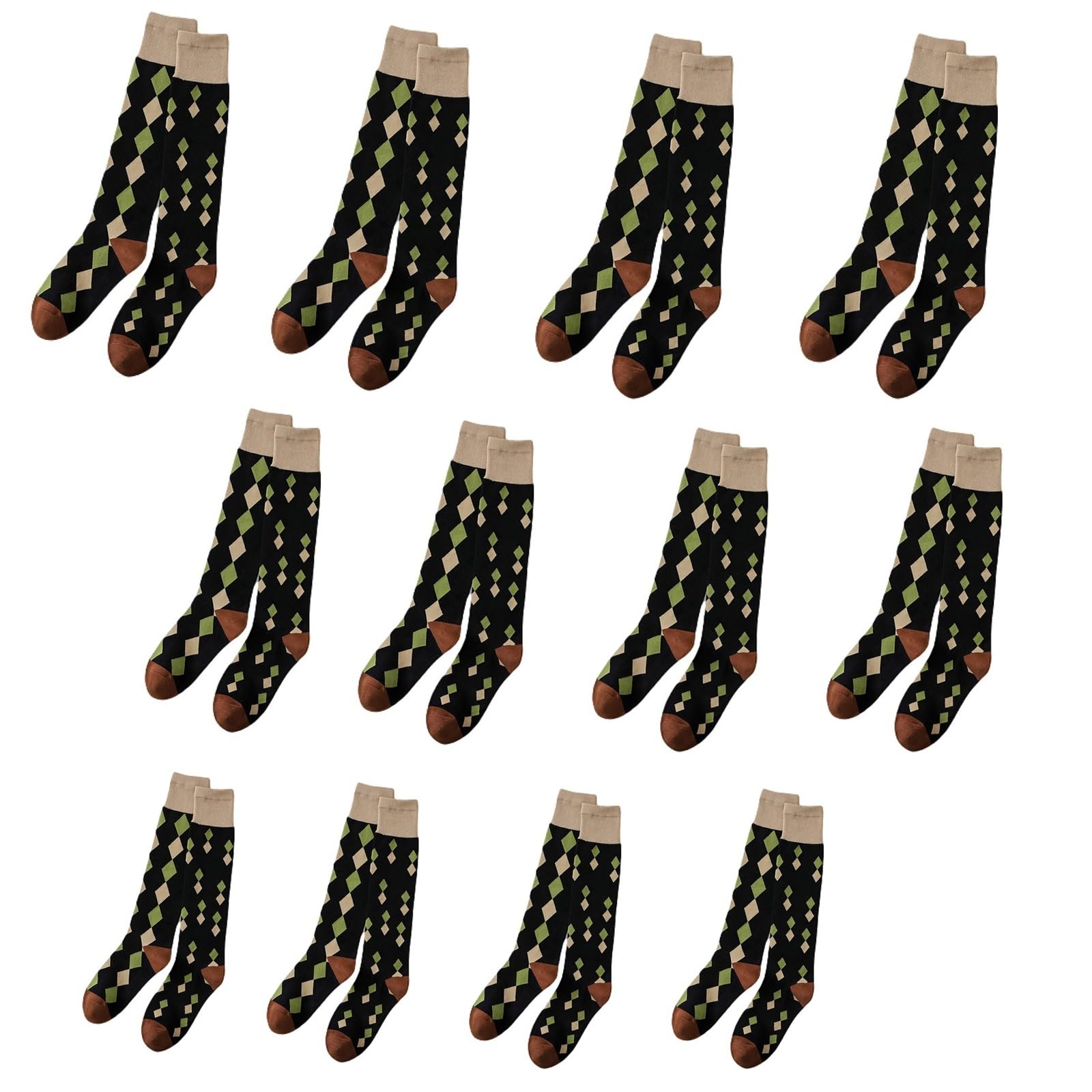 Chaussettes hautes au-dessus du genou pour look créatif noir