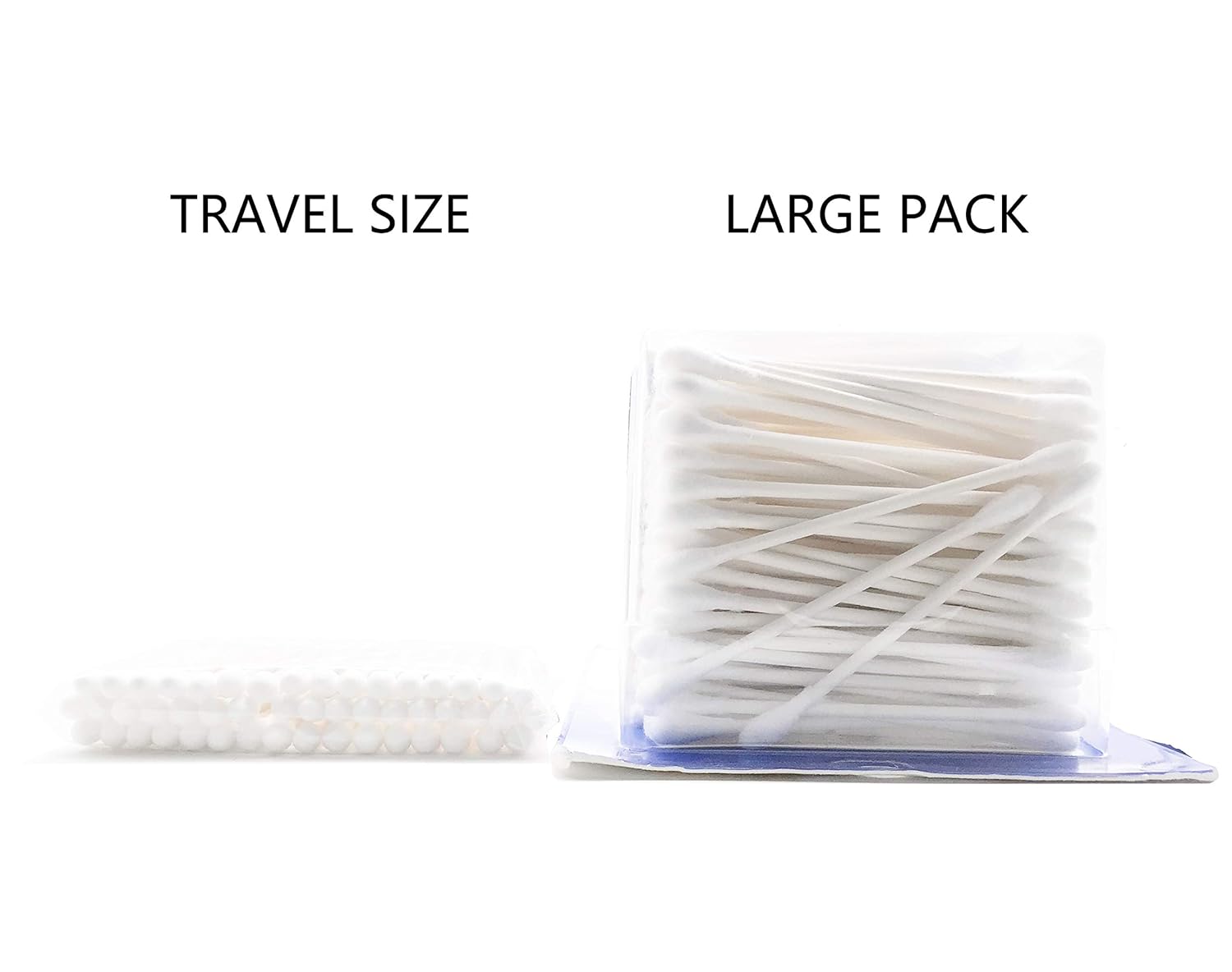 Ultra Thin Pack Bamboo Cotton Swab 400ct, Super Portable for Travel 8Bags of 50 : Beauty & Personal Care