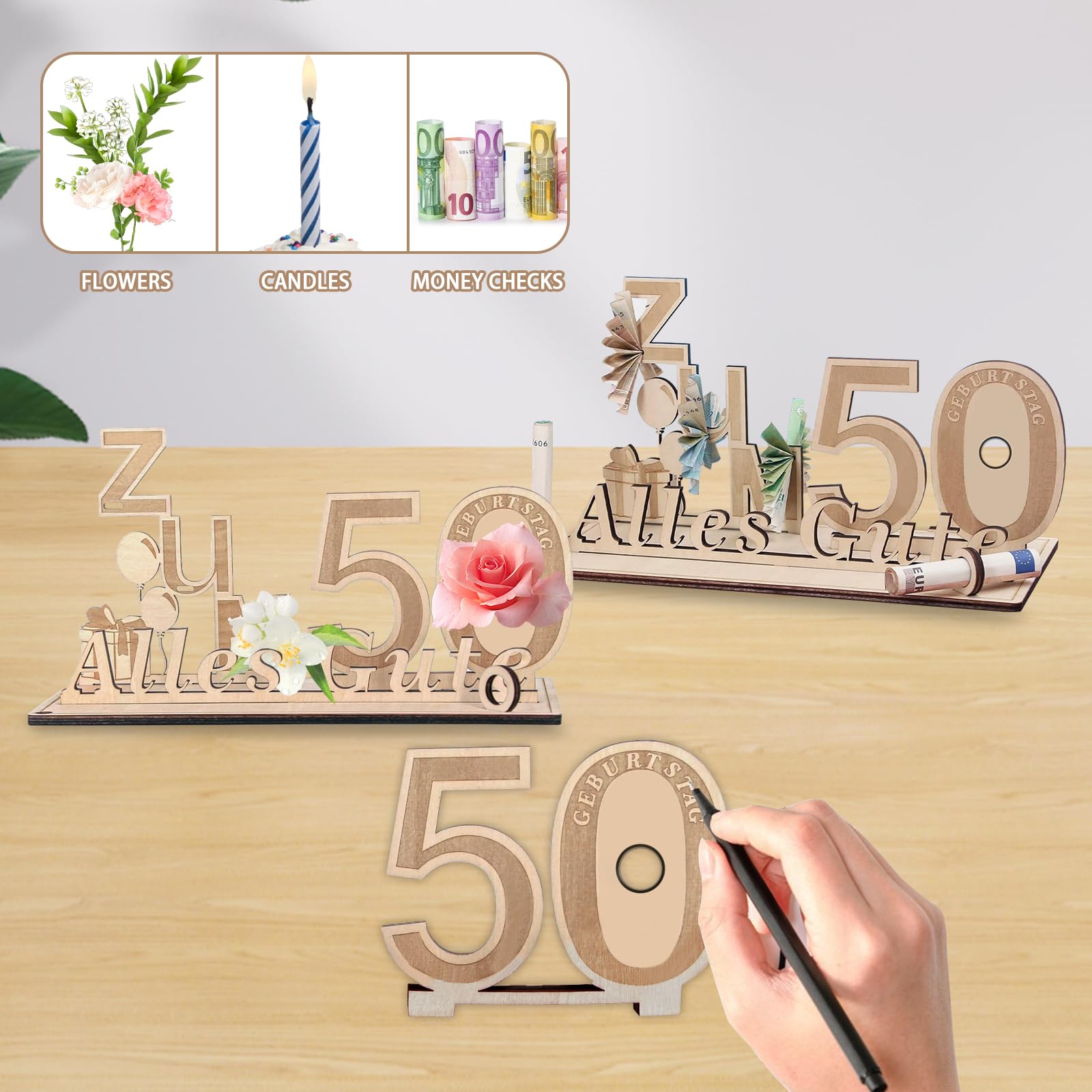 Buon 50° regalo di compleanno per lui, braccialetto da uomo, 50° compleanno, regalo per il 50° compleanno per amico, fratello, papà, marito, nonno, regalo di buon 50° compleanno - Italia