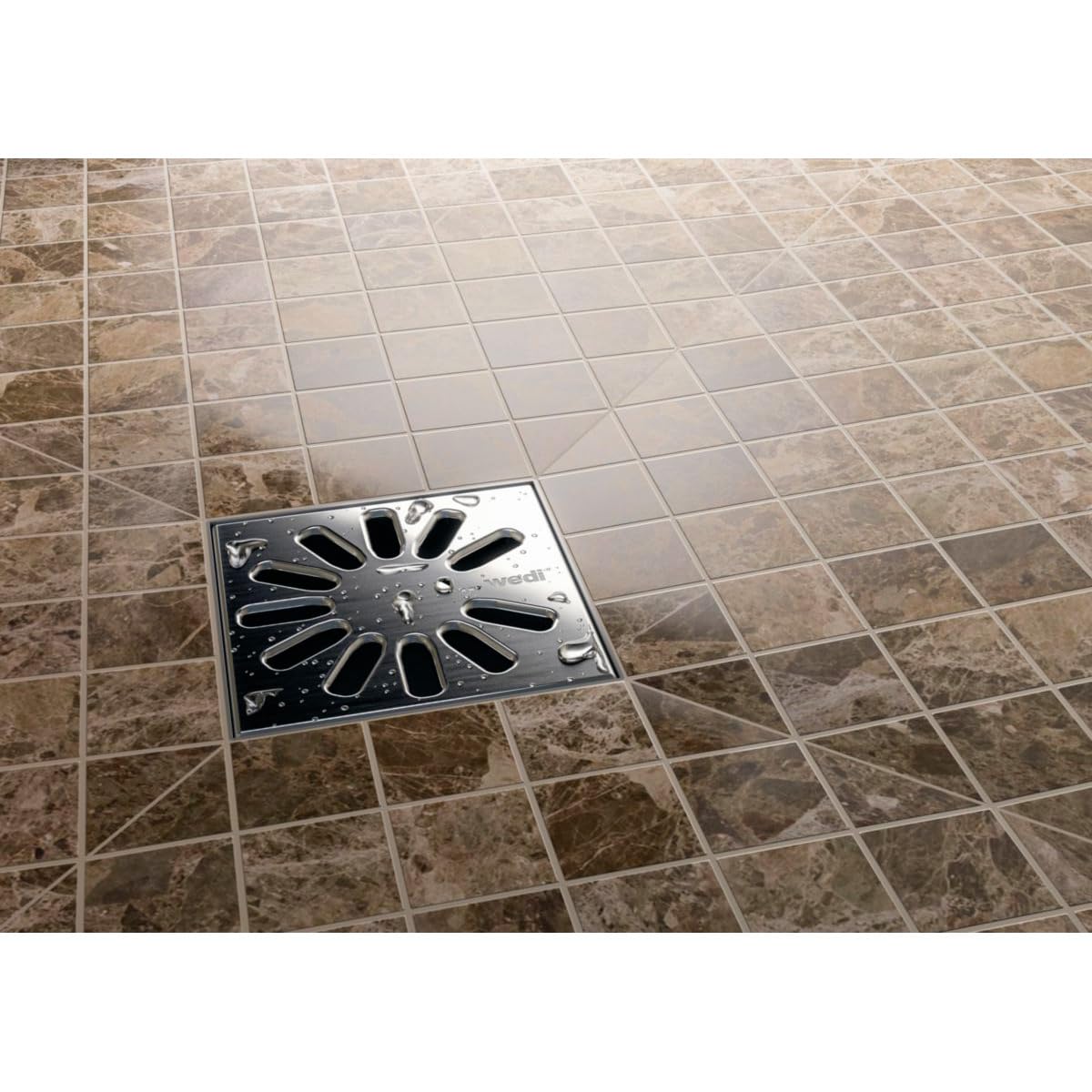 wedi Fundo 1.1 grille carrée 115x115x5mm 676800033