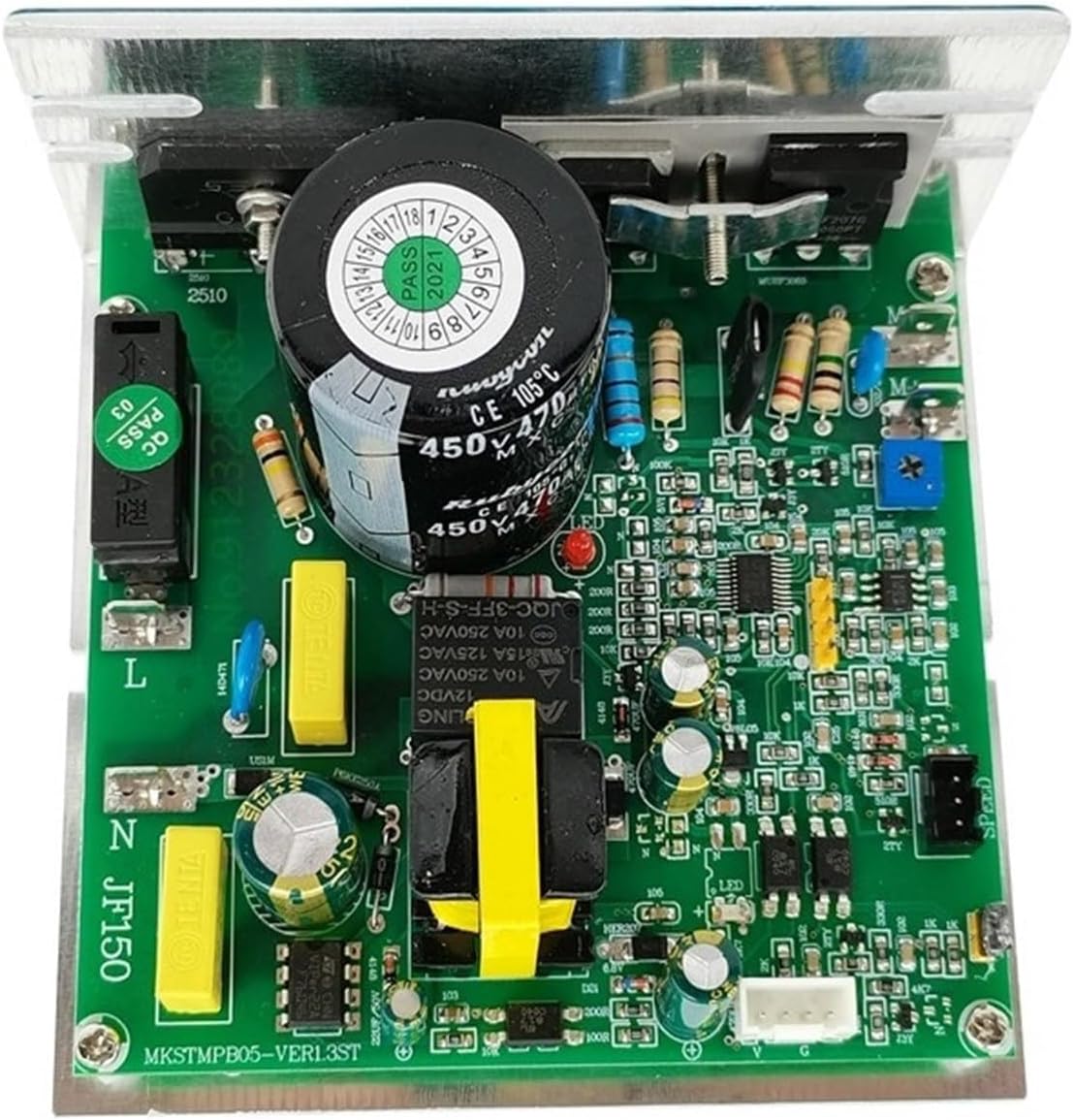 Compatible for JF150 120528 Circuit Control Board Motherboard, Durable TMPB05-P 20101006 Treadmill Controller Power Supply Board (Replace 3pin 90-220v)