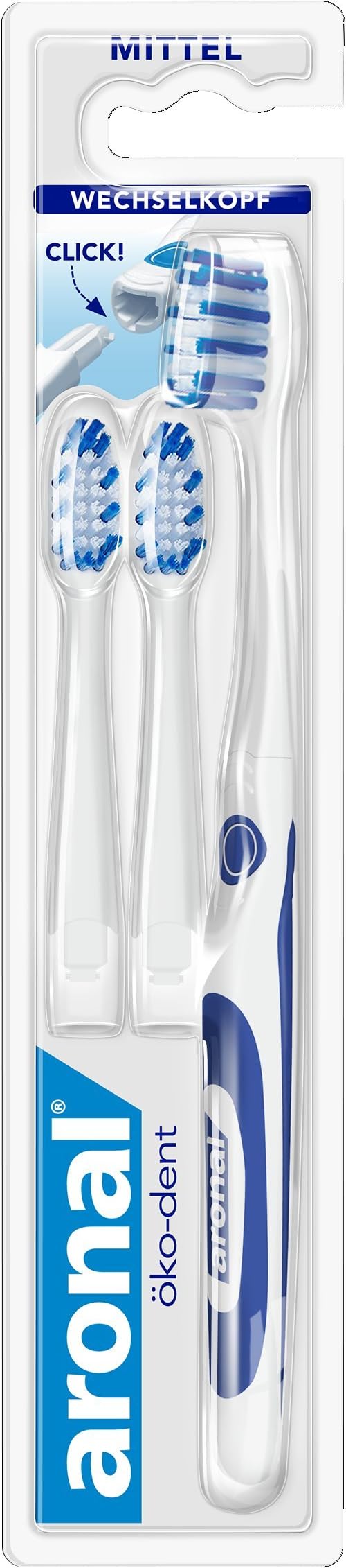 Aronal öko-dent Toothbrush Medium Pack of 2