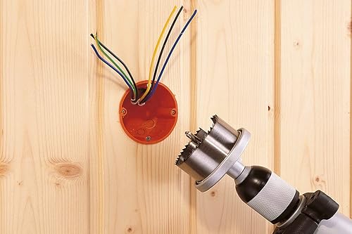 Miniatura 6 de Wolfcraft 2220000Pro agujero sierra accesorio, 5pieza diámetro 28,35,50,68,75mm)