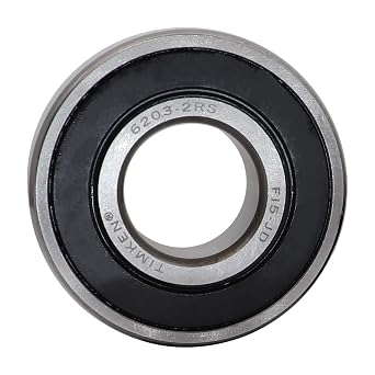 2PACK TIMKEN 6203-2RS Deep Groove Ball Bearing 17x40x12mm
