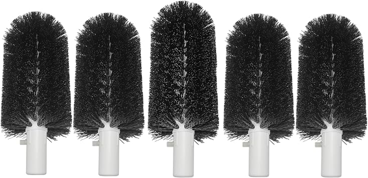 BRS-1722 Glass Washer Brush Replacement Part, Compatible with Bar Maid SS-100, SS-101, A-200, A-205, Standard Brushes Set 4 Pcs 6-Inch Brushes and 1 Pcs 7.5-Inch Brush