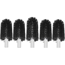 BRS-1722 Glass Washer Brush Replacement Part, Compatible with Bar Maid SS-100, SS-101, A-200, A-205, Standard Brushes Set 4 Pcs 6-Inch Brushes and 1 Pcs 7.5-Inch Brush