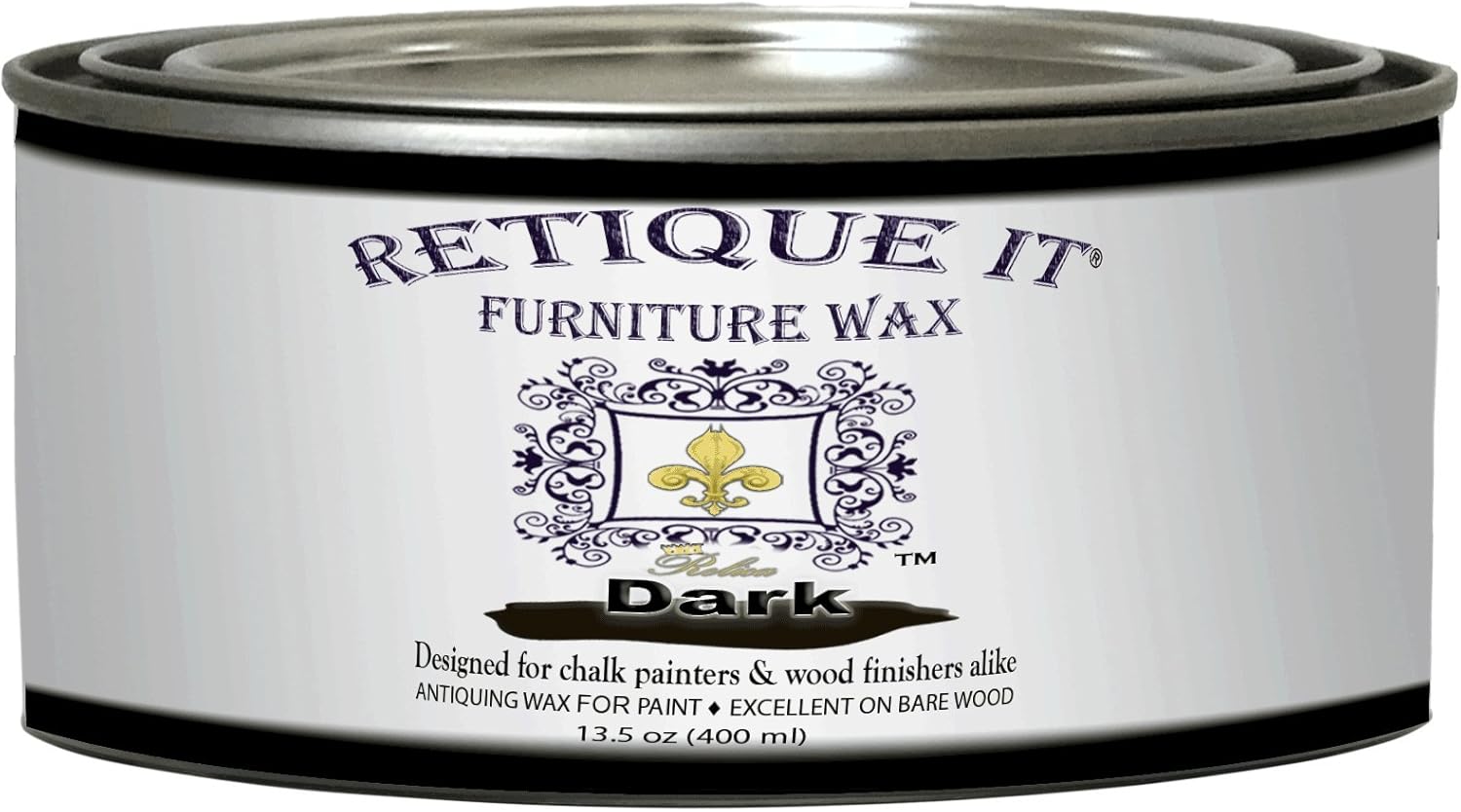 Retique It® Furniture Wax - Dark Wax - Antiquing Wax (13.5oz)