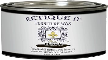 Retique It Furniture Wax - Dark Wax - Antiquing Wax 13.5oz