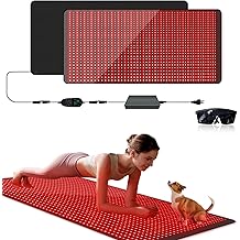 Red Light Therapy Mat - 71"x35" Full Body Relief with 660nm+850nm Dual Wavelength, 1350 LEDs, 4 Modes, Timer & Pulse Function for Back/Neck/Shoulder/Knee Pain - Gift for Men Women